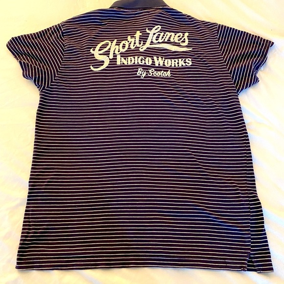 Scotch and Soda men’s embroidered short sleeve collared shirt - Picture 1 of 4